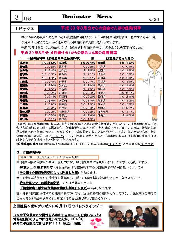 2018年3月号